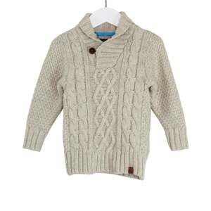 H&M Cream Cable Knit Fisherman Sweater Toddler Boy 18-24 Months 18m